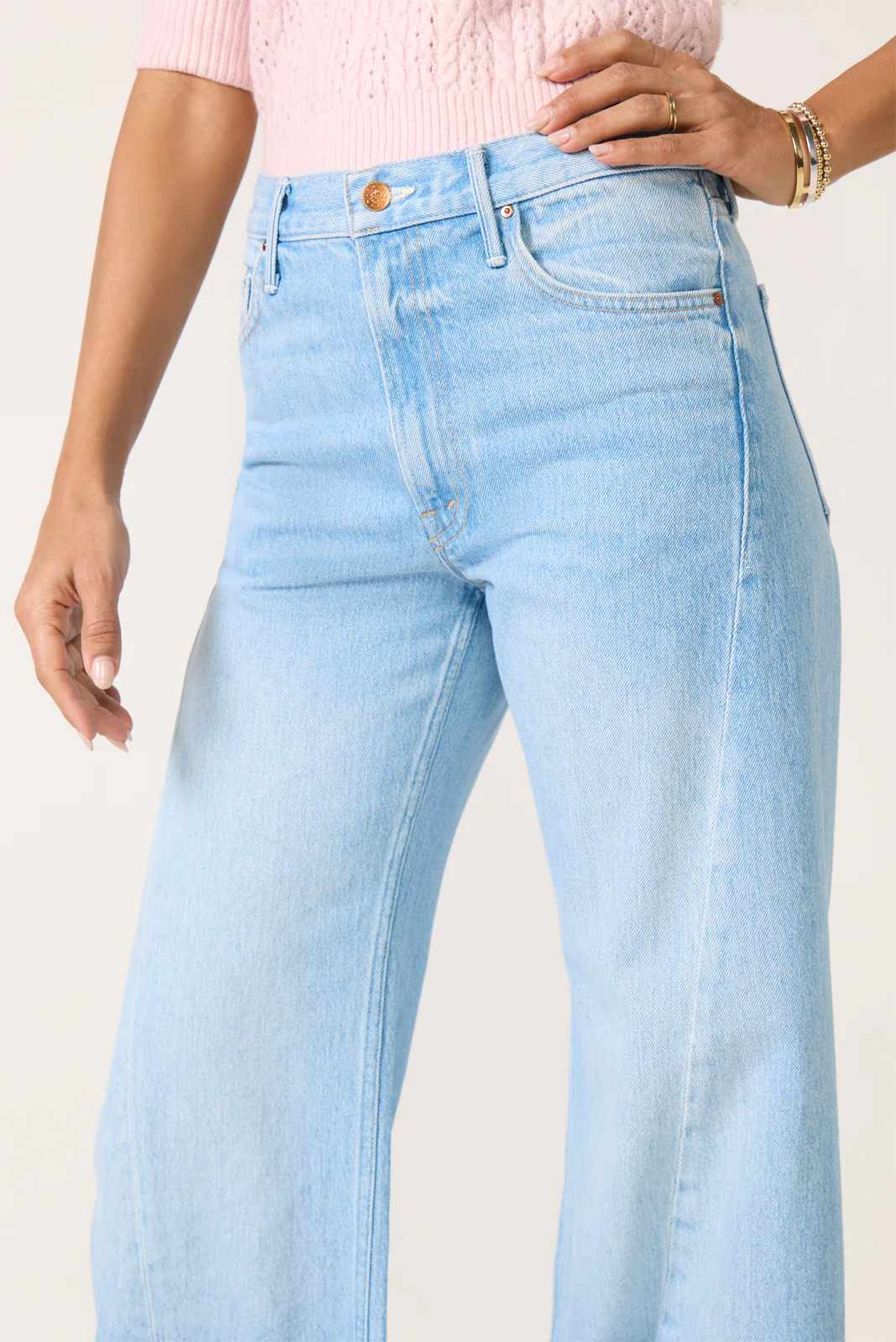 The Lemon Twist Sneak Wide Leg Jean - Image 2