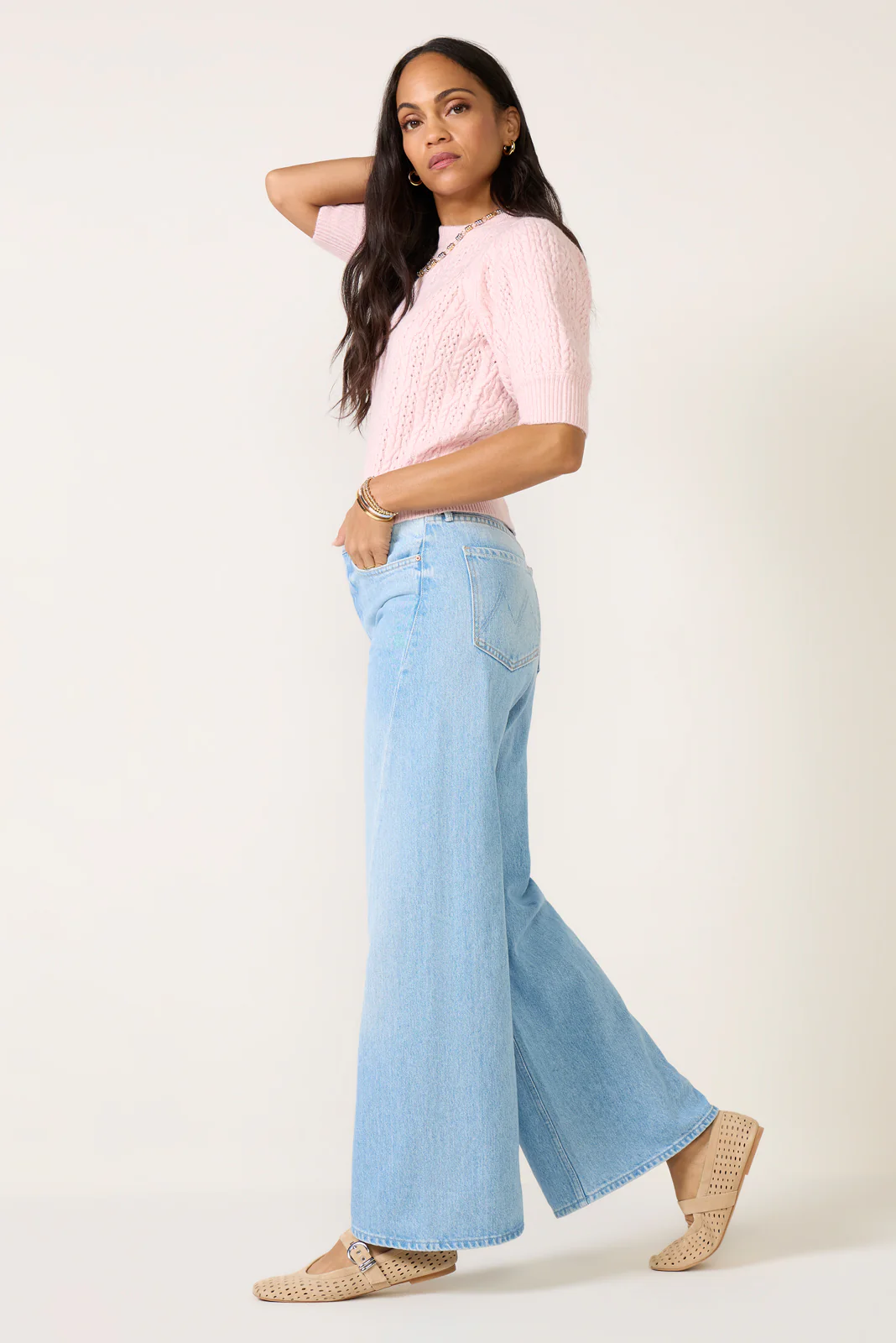 The Lemon Twist Sneak Wide Leg Jean - Image 6