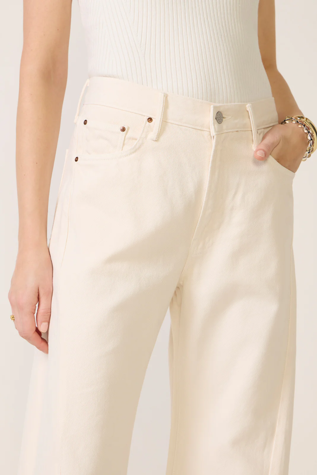The Lemon Twist Sneak Wide Leg Jean - Image 2
