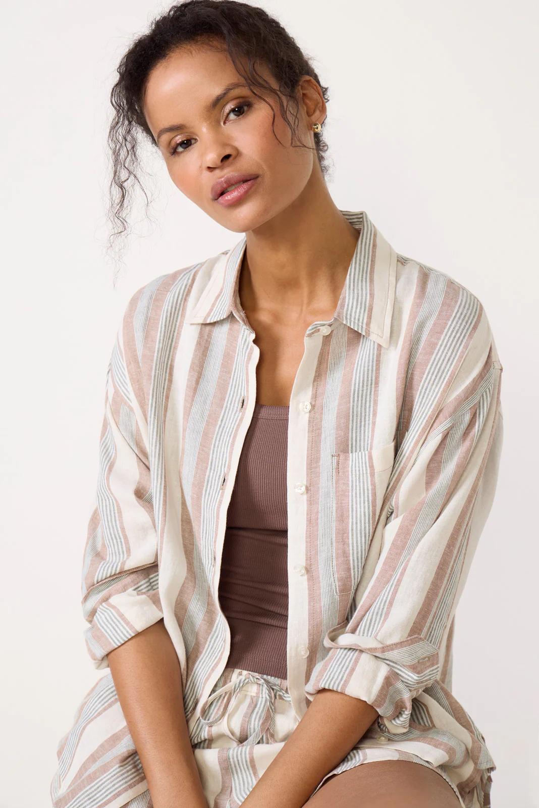 The Perfect Striped Button Up - Image 2