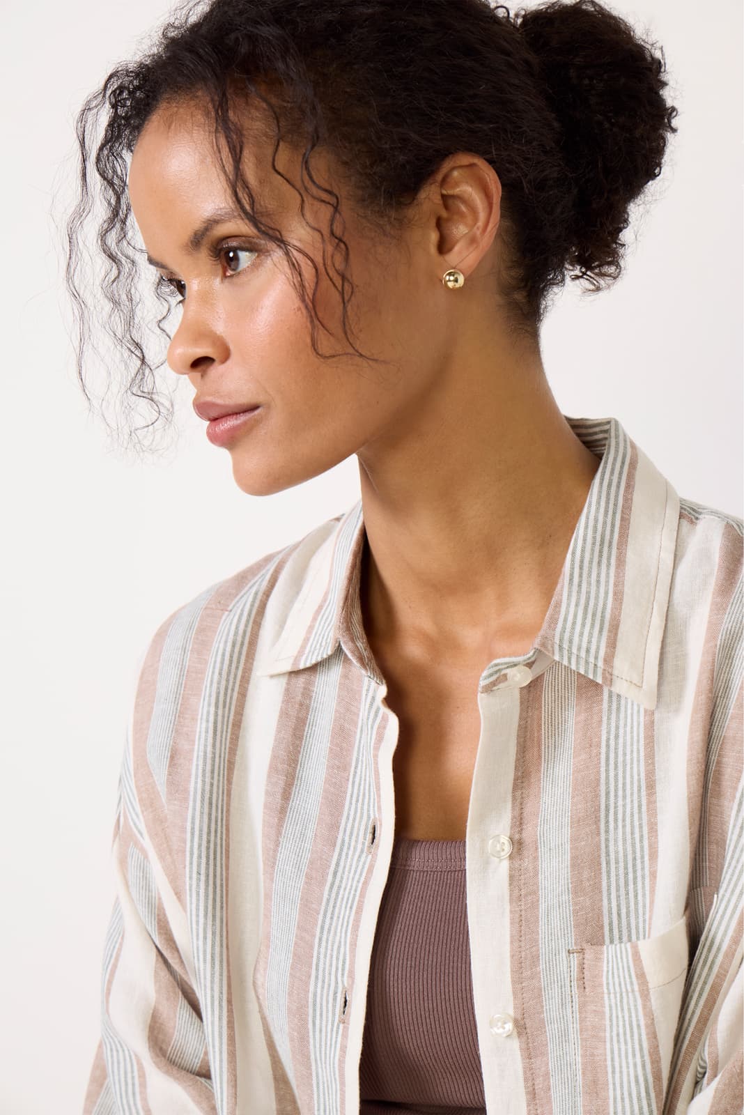 The Perfect Striped Button Up - Image 4