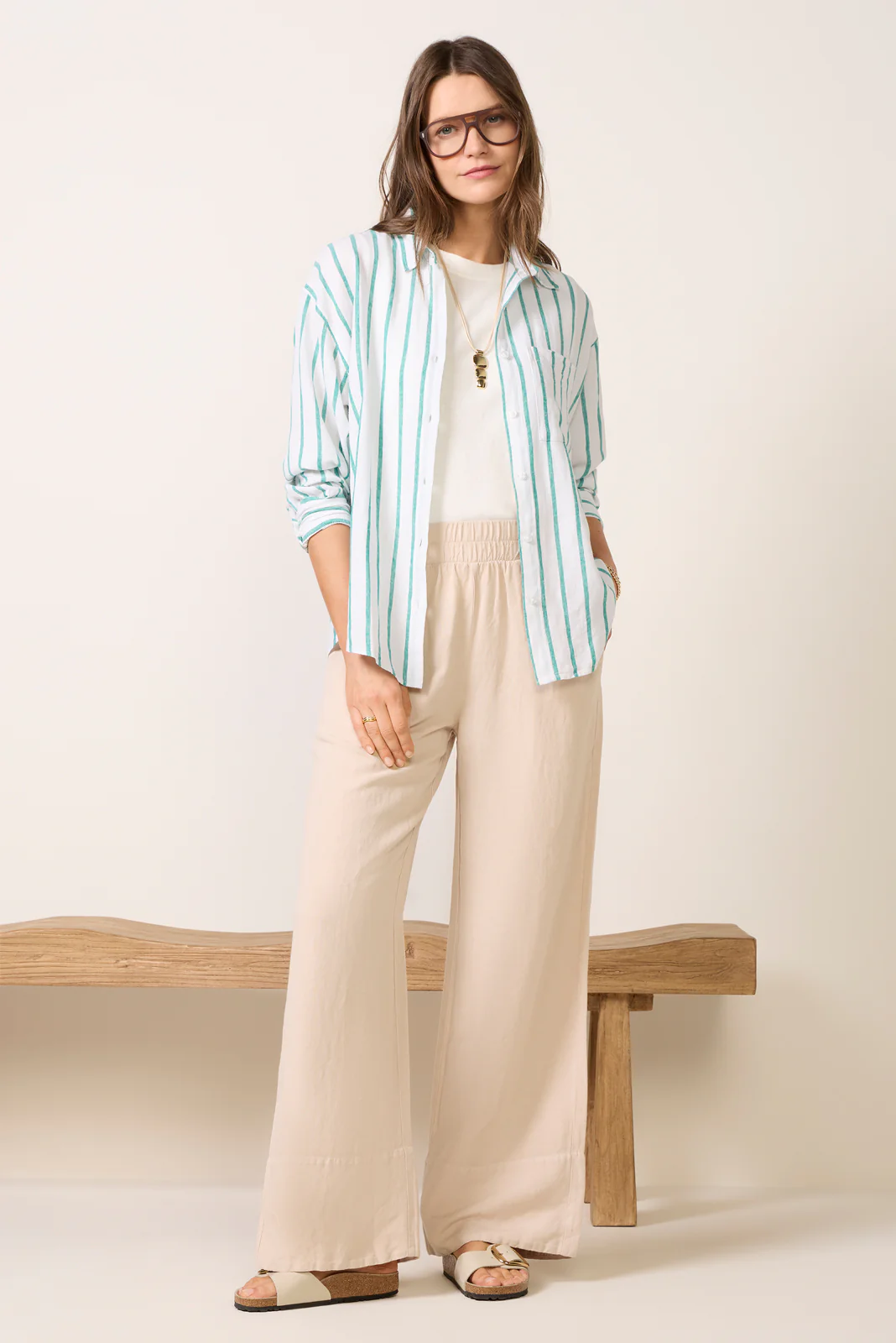 The Perfect Striped Button Up - Image 2