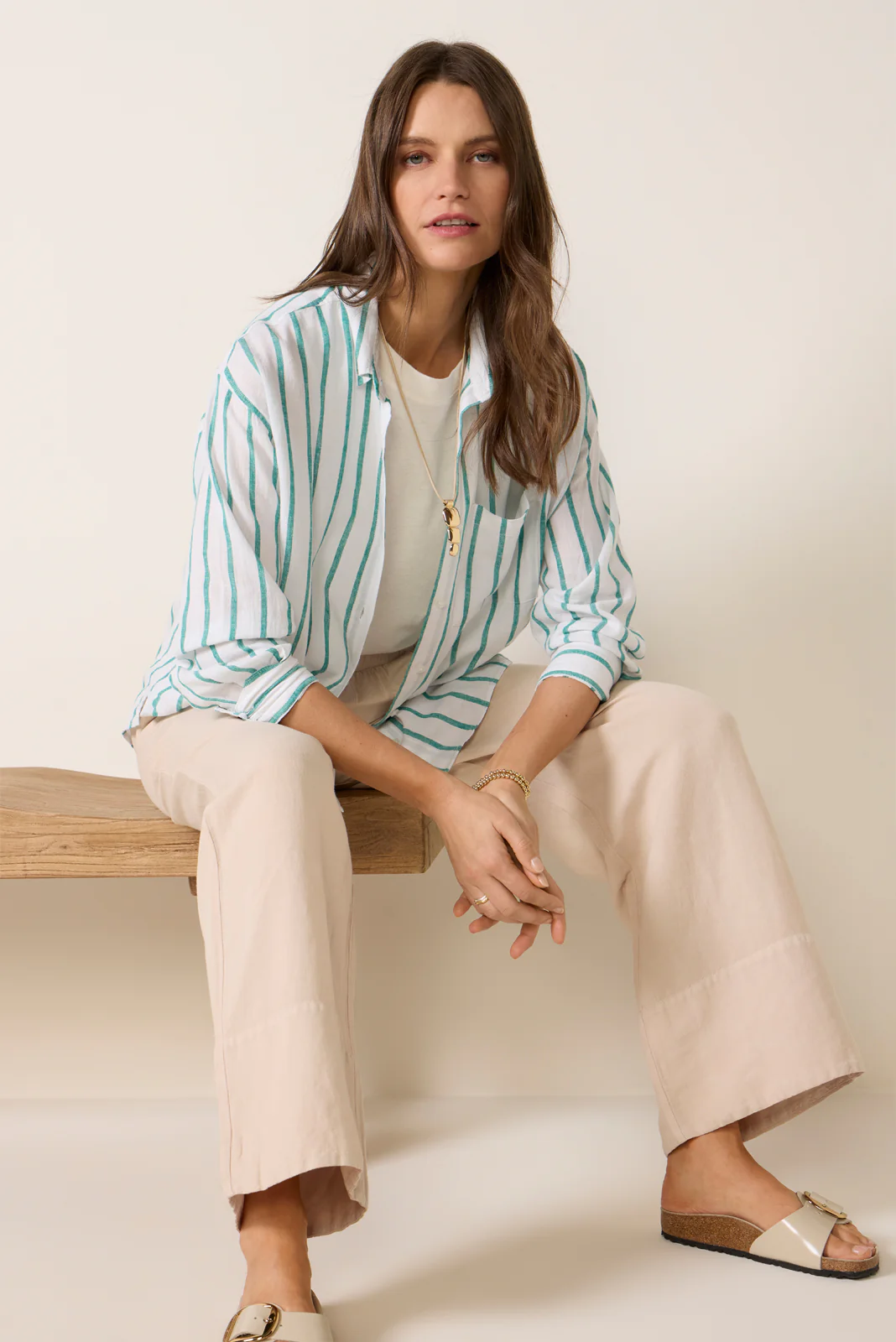 The Perfect Striped Button Up - Image 5