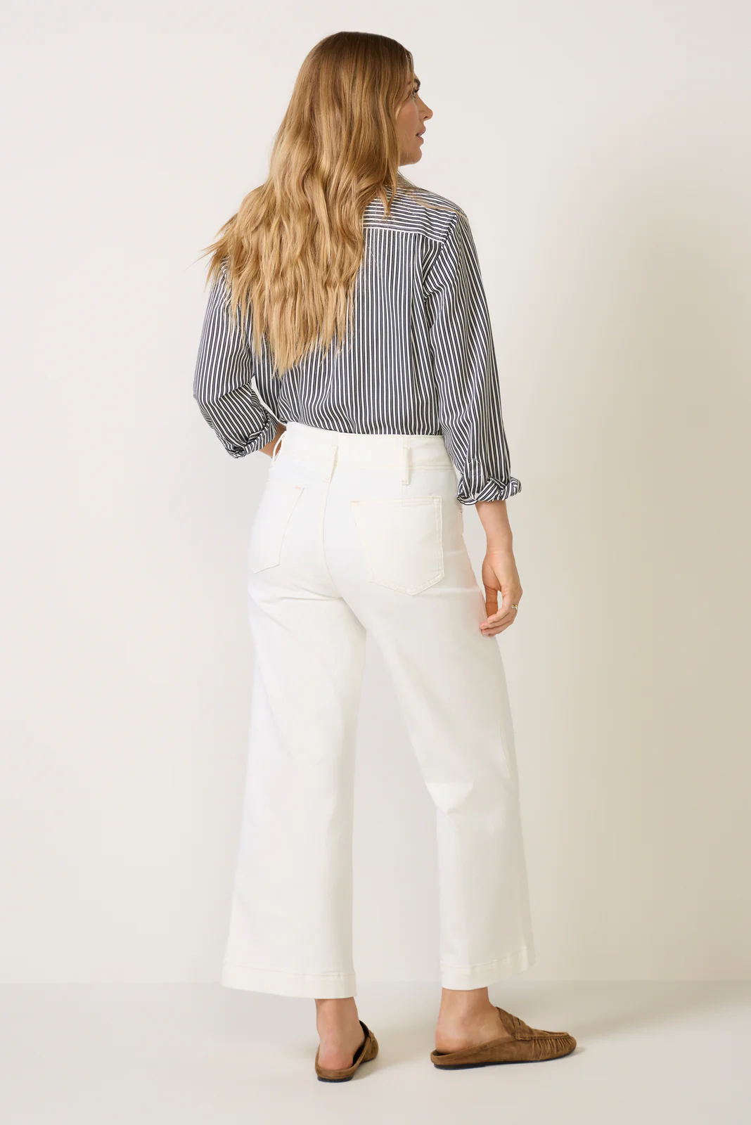 The Seamed Wide Trouser Crop - Image 4