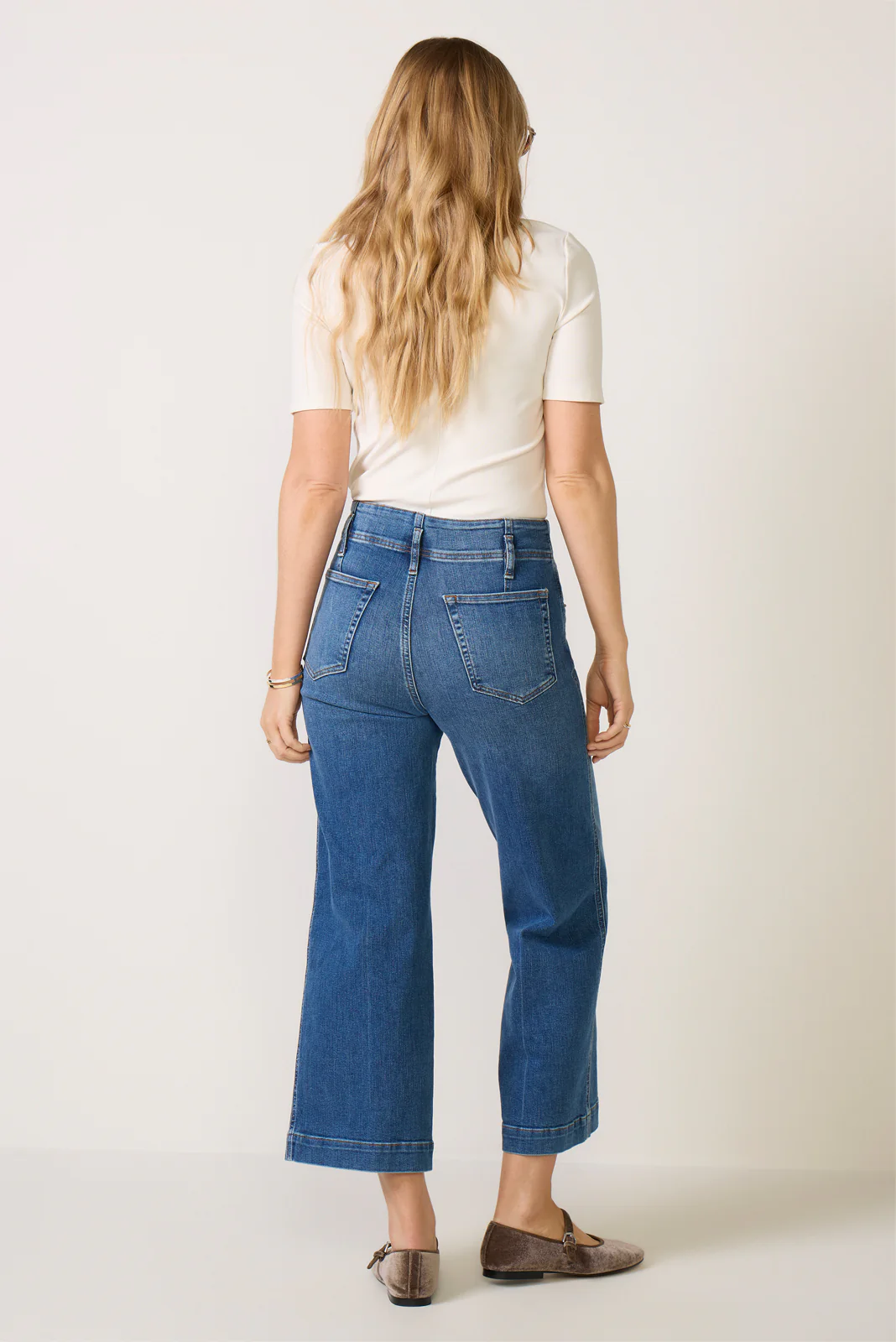 The Seamed Wide Trouser Crop - Image 4