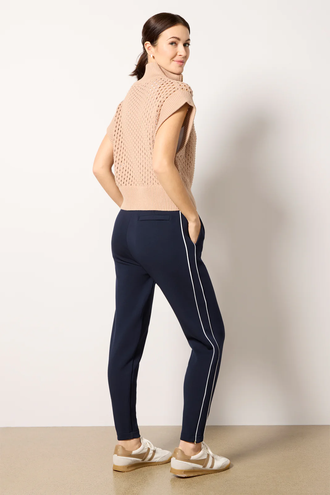 The Slim Piped Pant 27.5` - Image 5