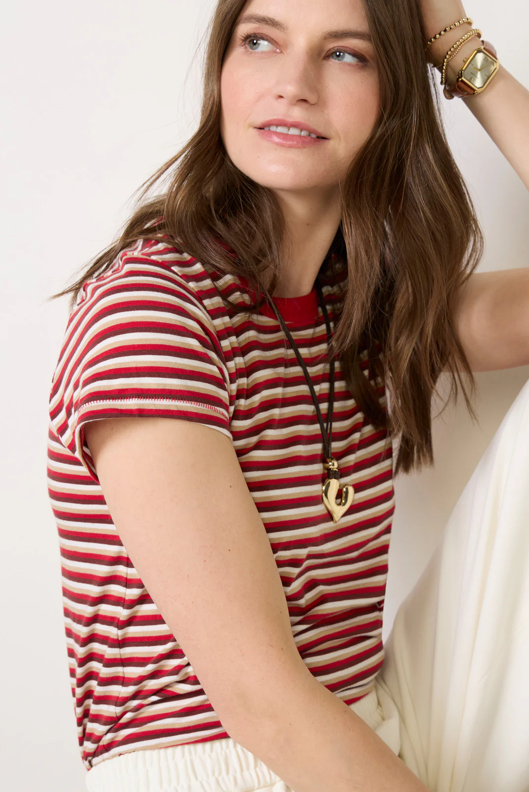 The Slub Stripe Tee - Image 3