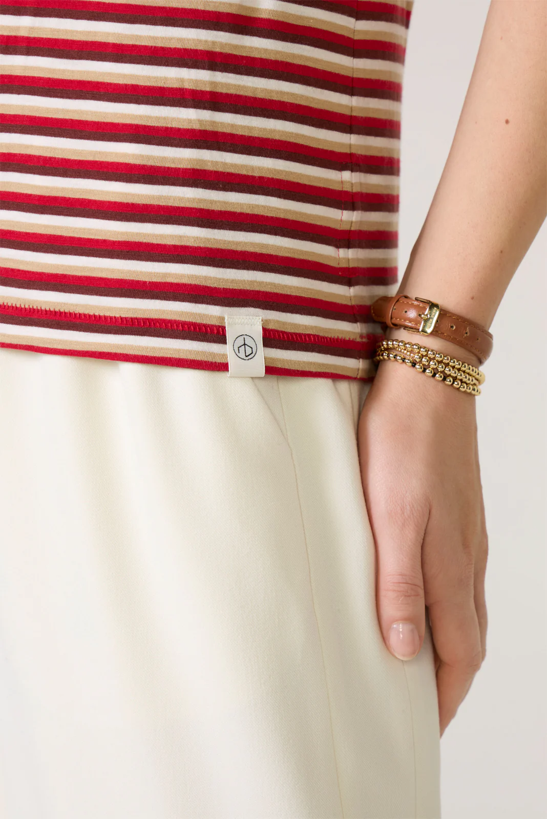 The Slub Stripe Tee - Image 5