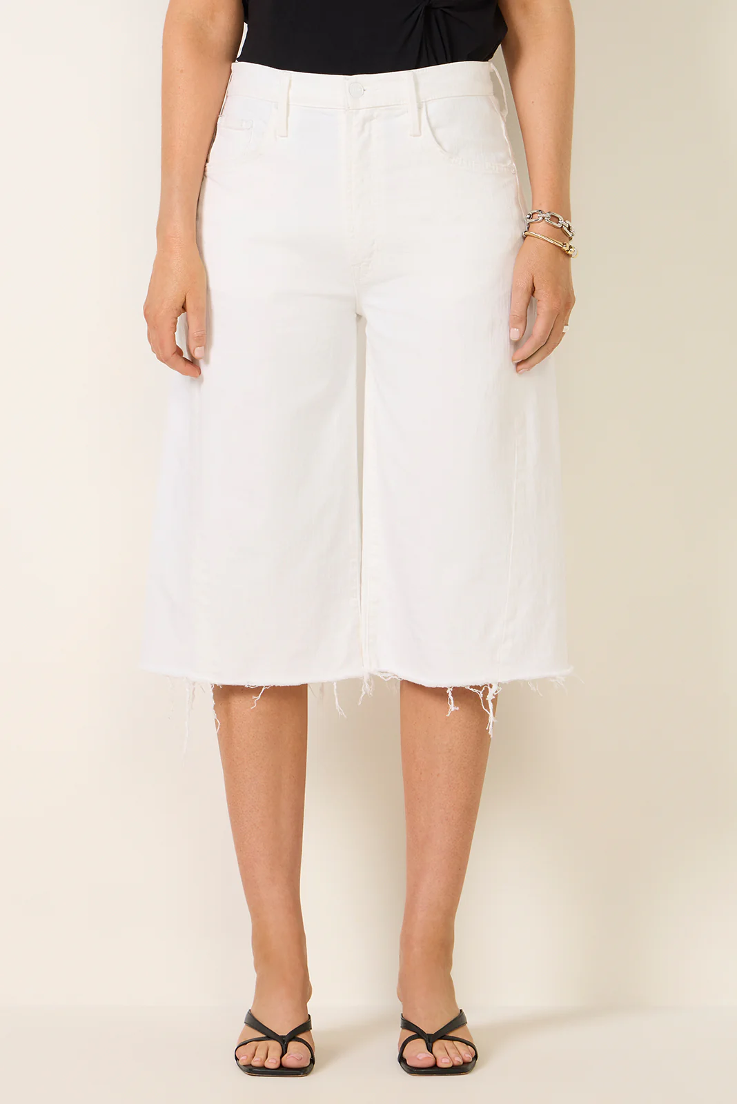 The Whole Lot Zip Twist Fray Shorts - Image 5