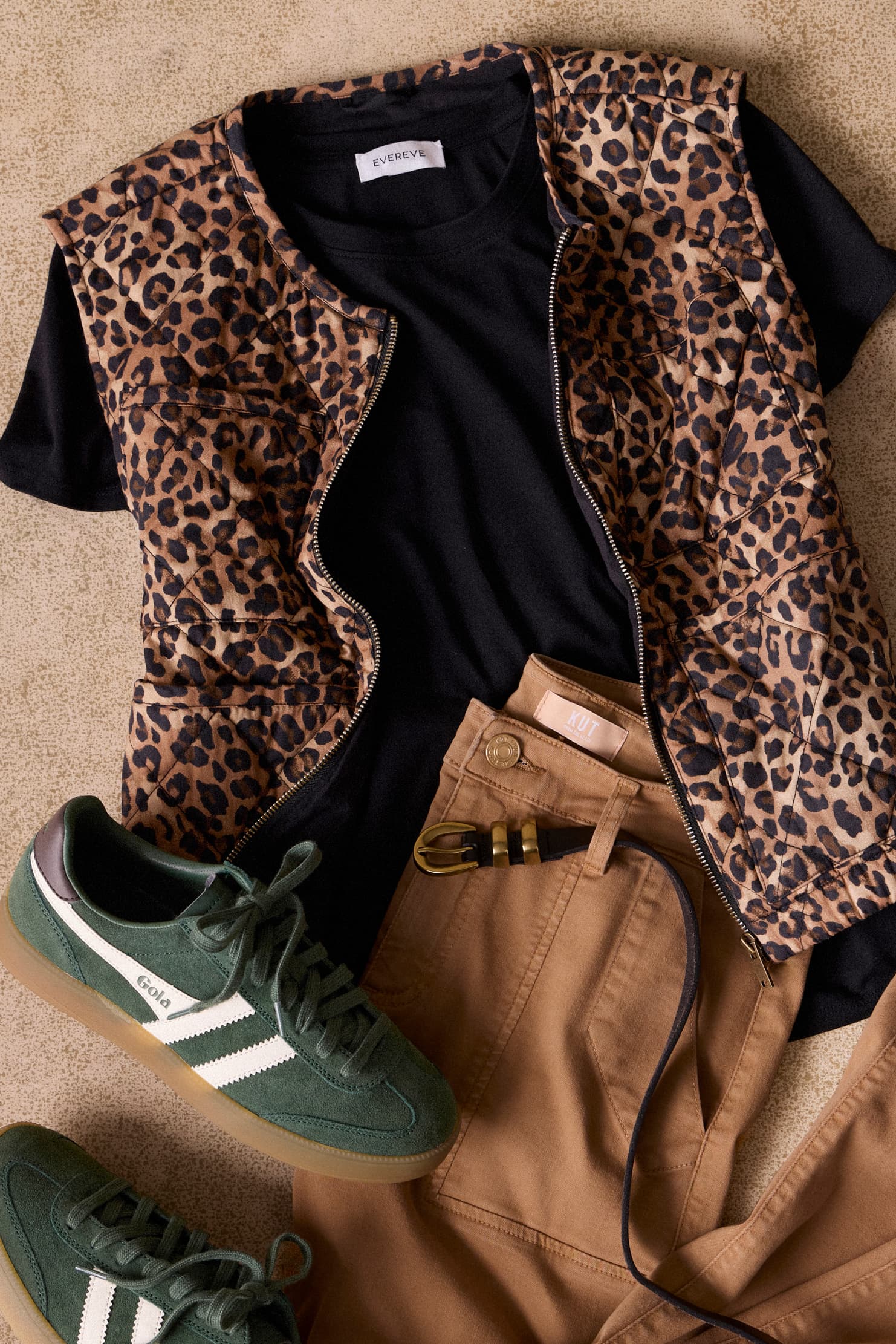 Theo Quilted Leopard Vest - Image 6