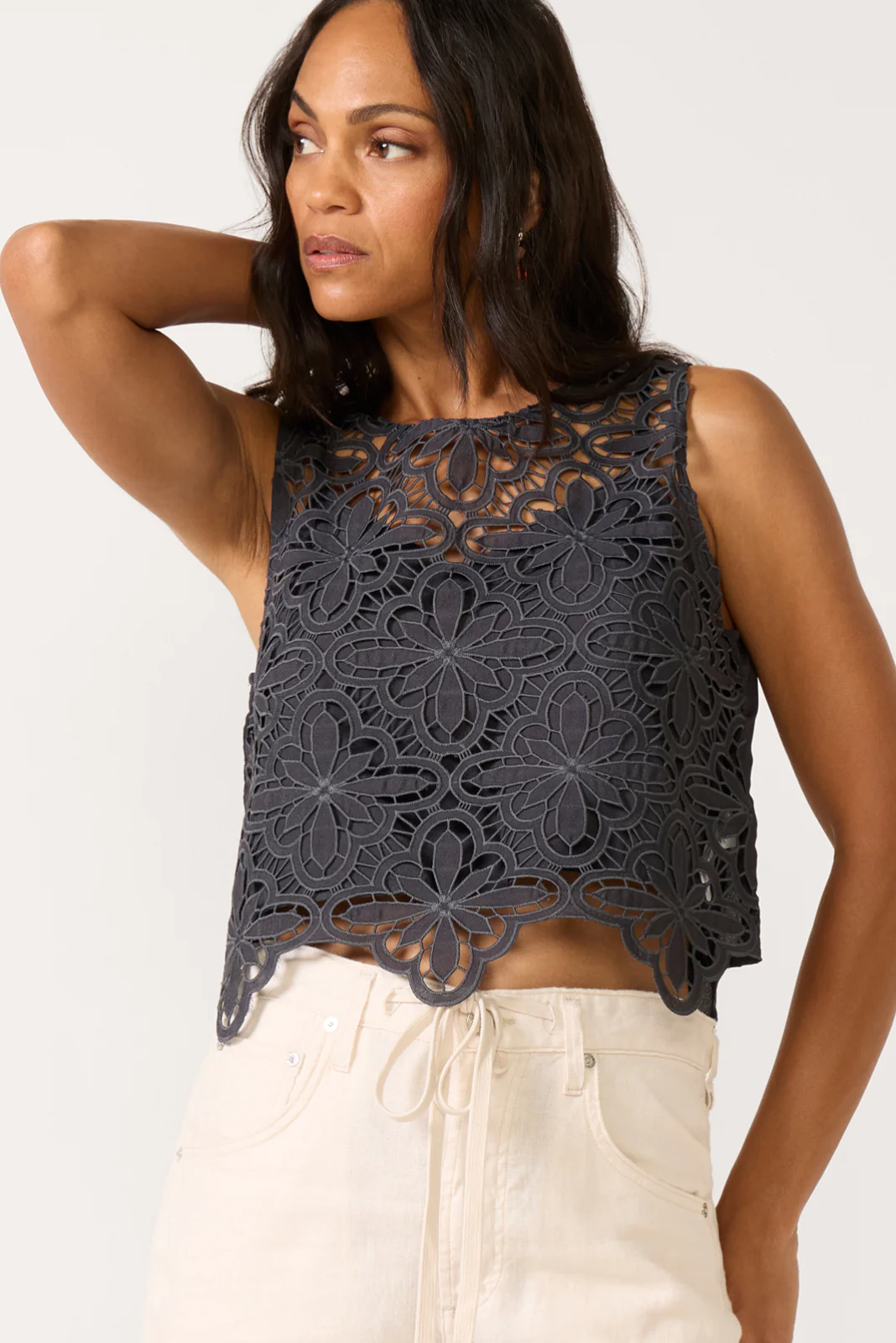Tia Eyelet Top - Image 5