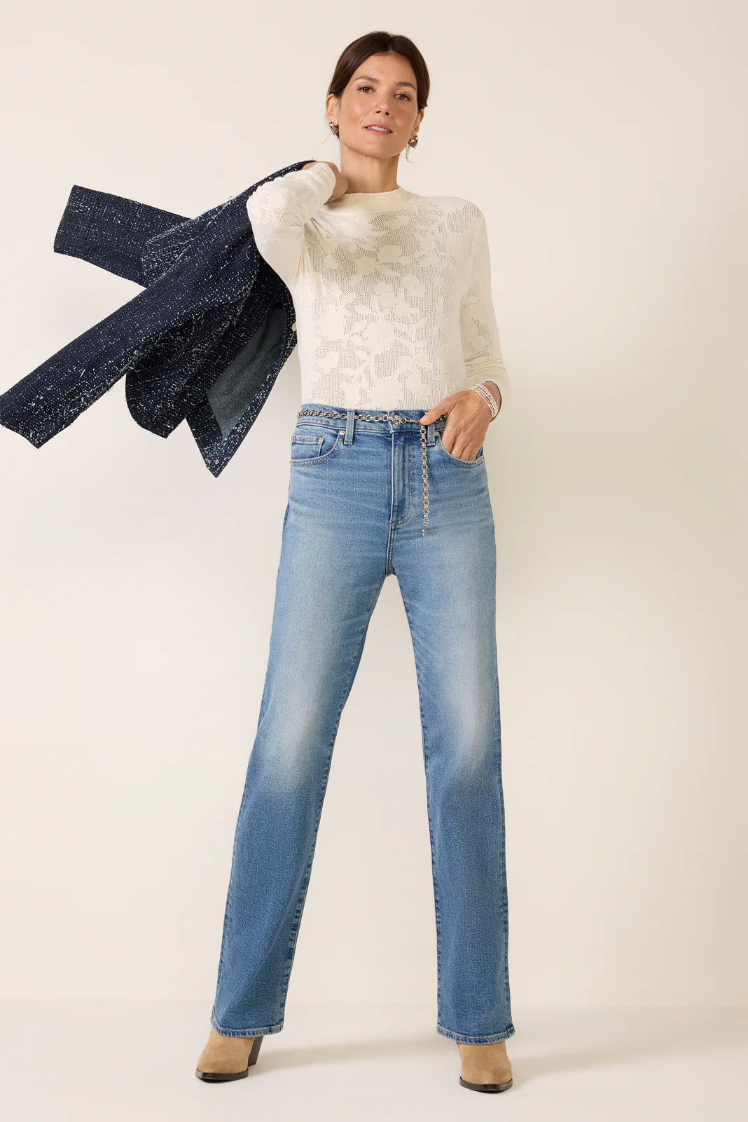 Tibi Mock Neck Top - Image 2