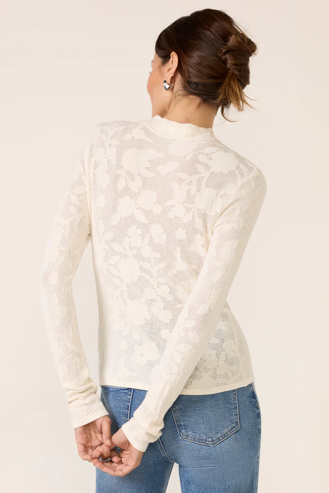 Tibi Mock Neck Top - Image 4