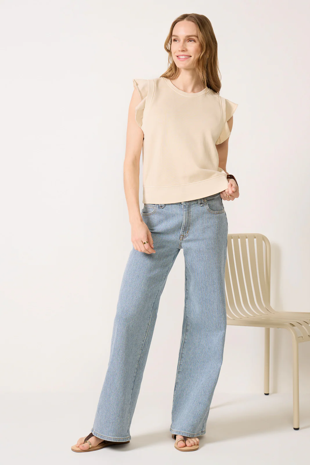 Tori Ruffle Sweatshirt - Image 2