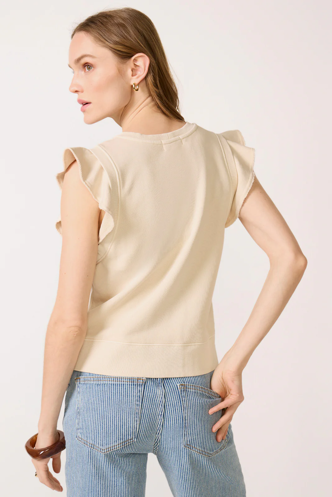 Tori Ruffle Sweatshirt - Image 4