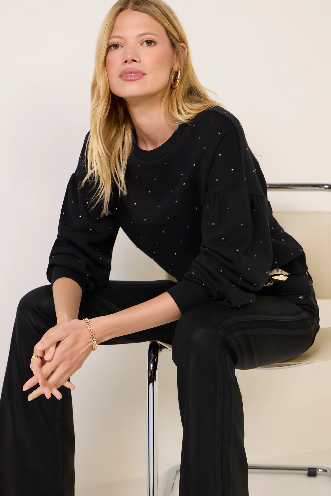 Tori Studded Sweatshirt - Image 4