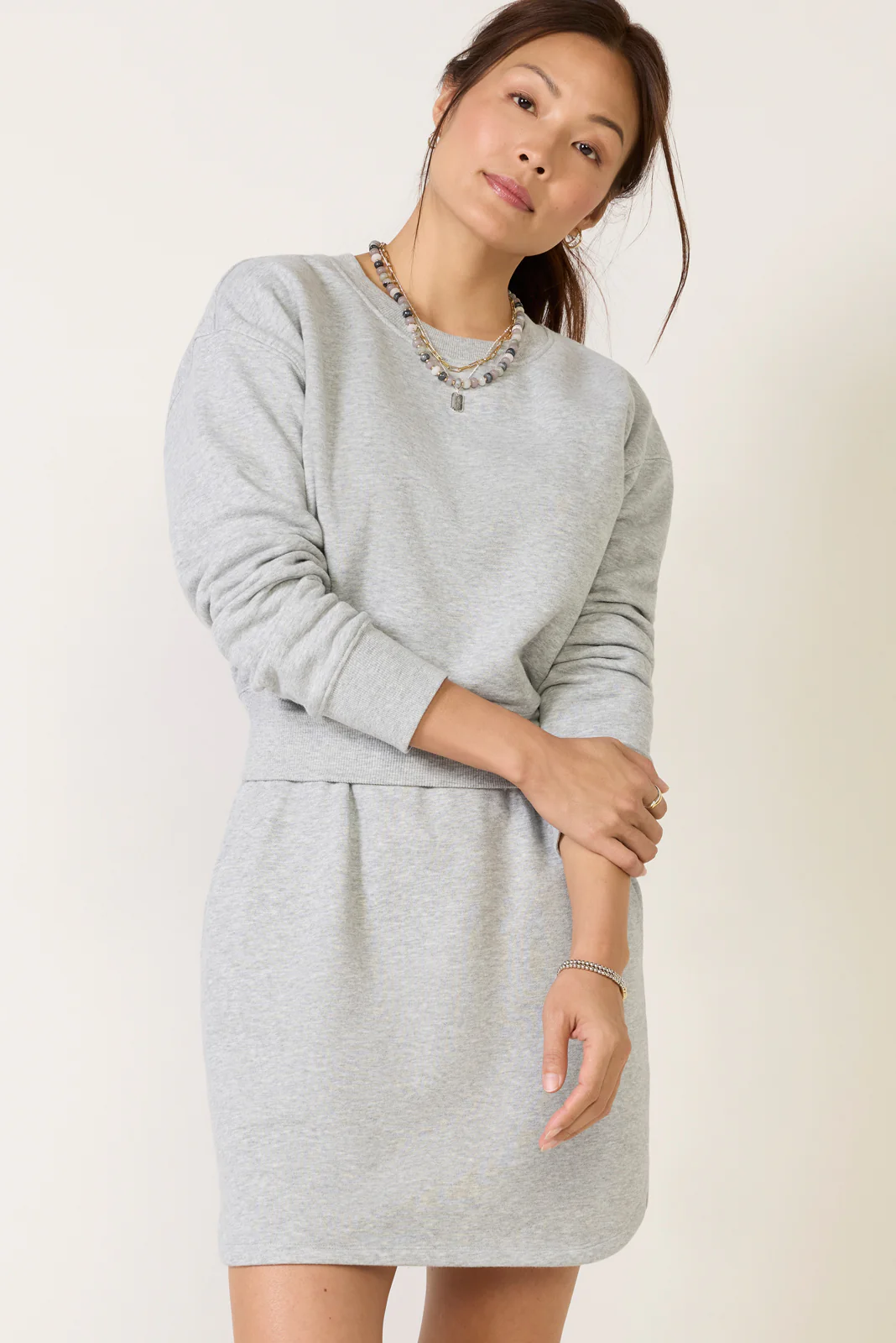 Vanna Sweatshirt Mini Dress - Image 6