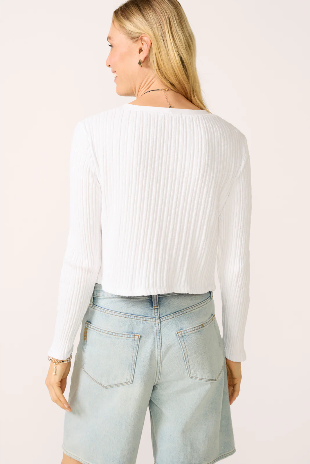 Variegated Stripe Cardigan - Image 4