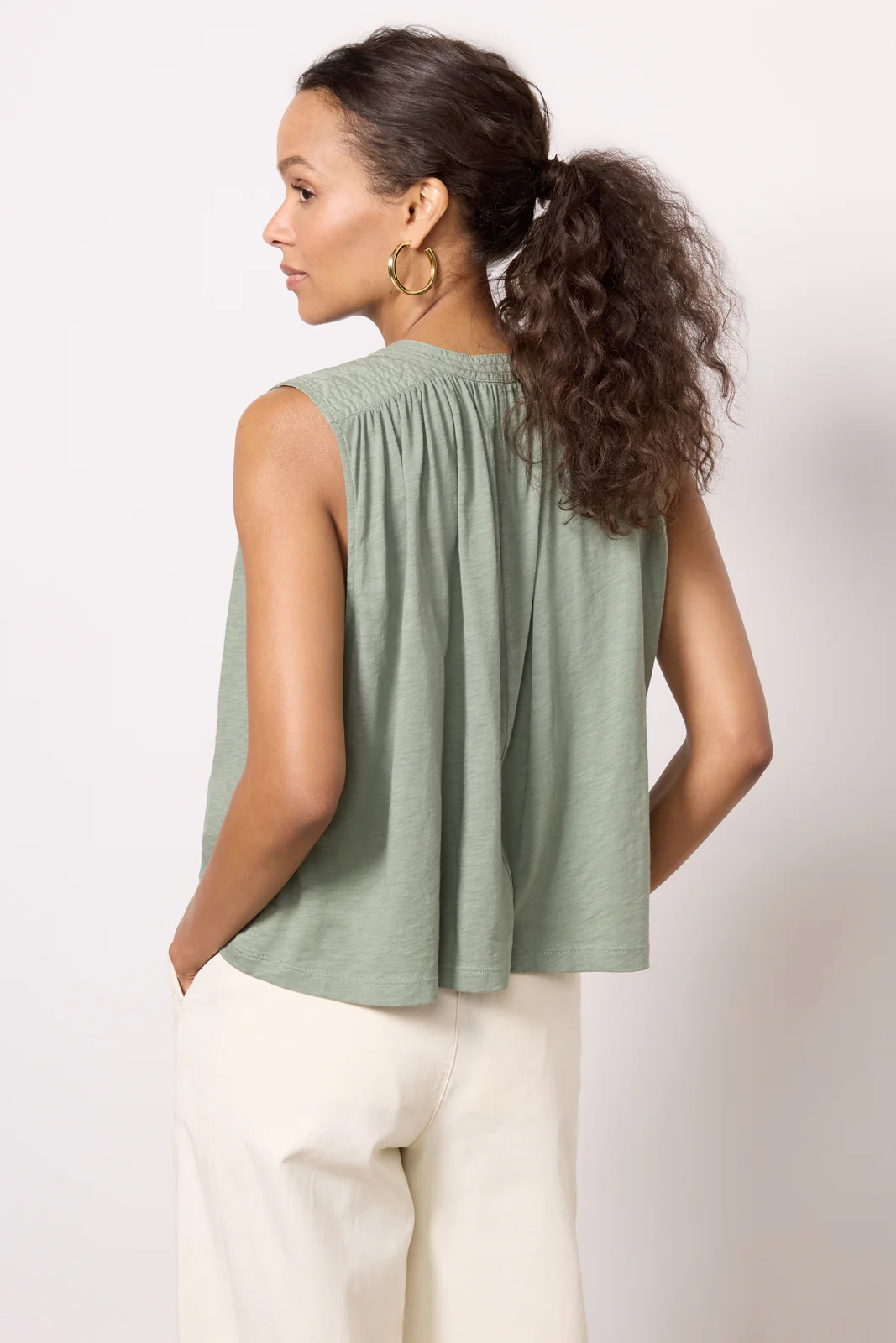 Via Tie Front Tank - Image 8
