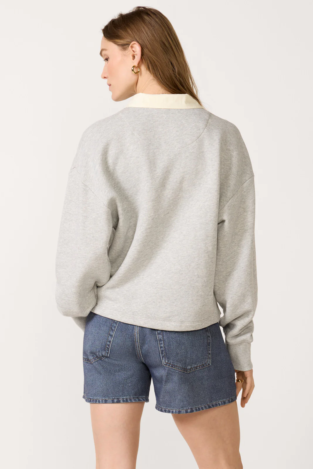 Vintage Terry Polo Sweatshirt - Image 4