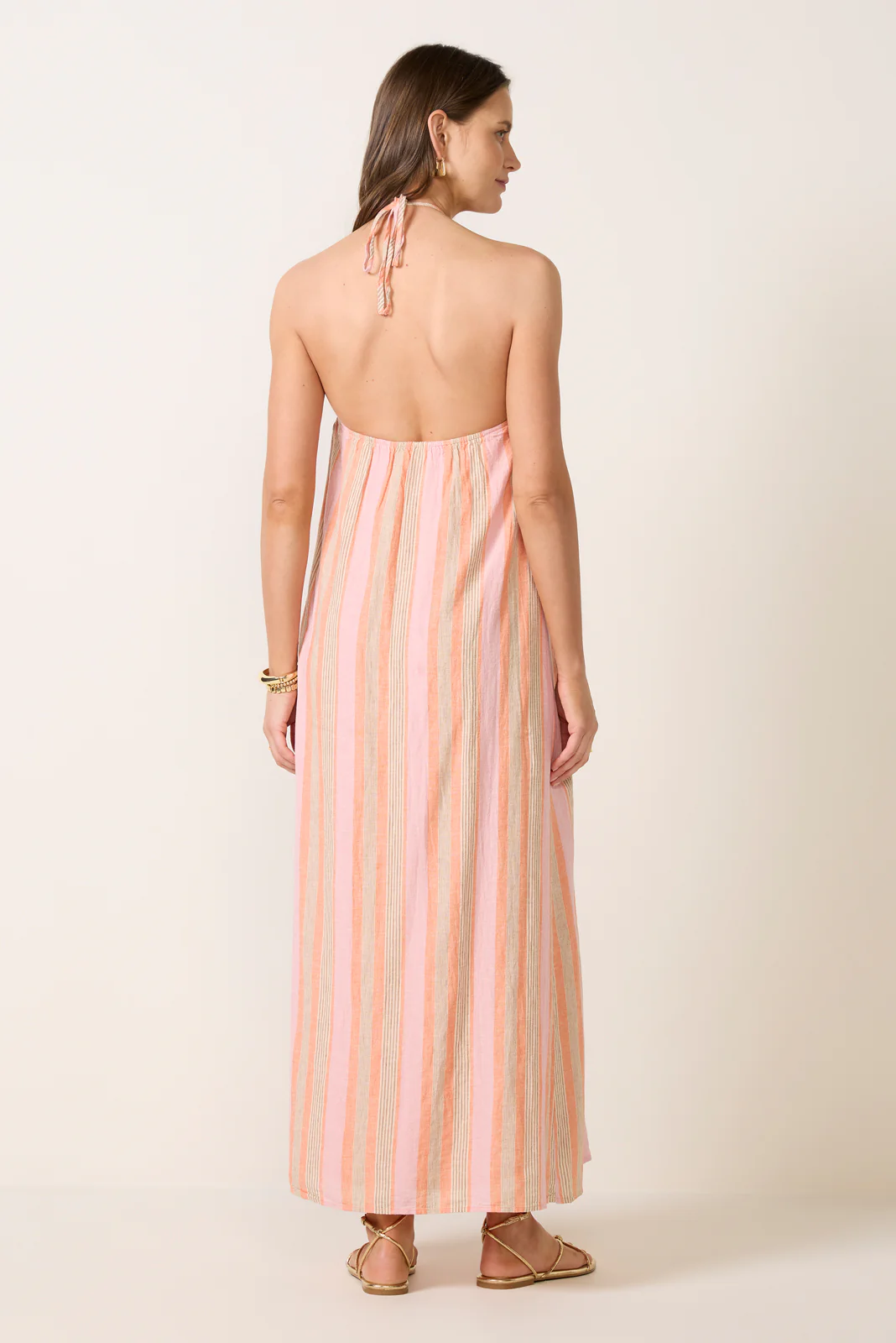 Vivian Stripe Midi Dress - Image 4