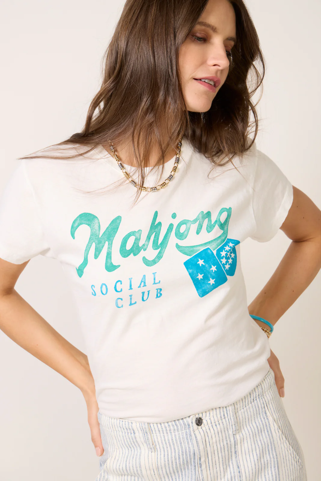 Watercolor Mahjong Tour Tee - Image 3