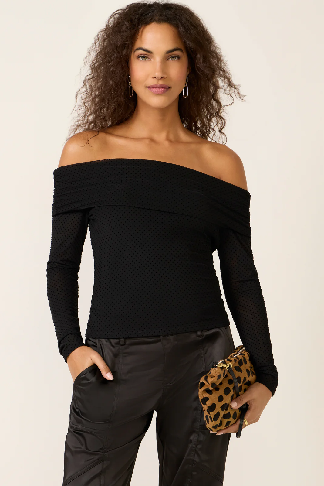 Whimsy Off Shoulder Mesh Top - Image 3