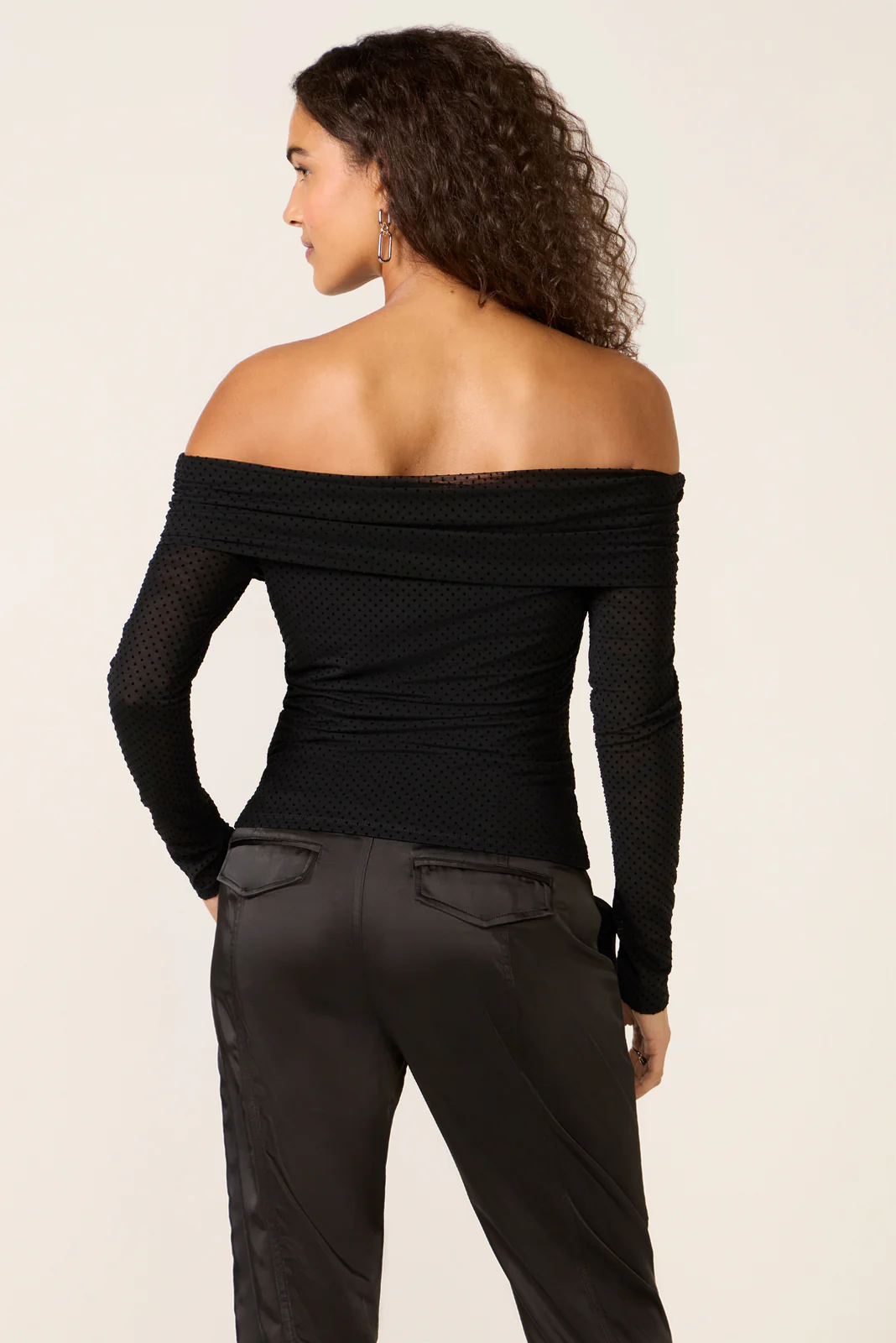 Whimsy Off Shoulder Mesh Top - Image 4