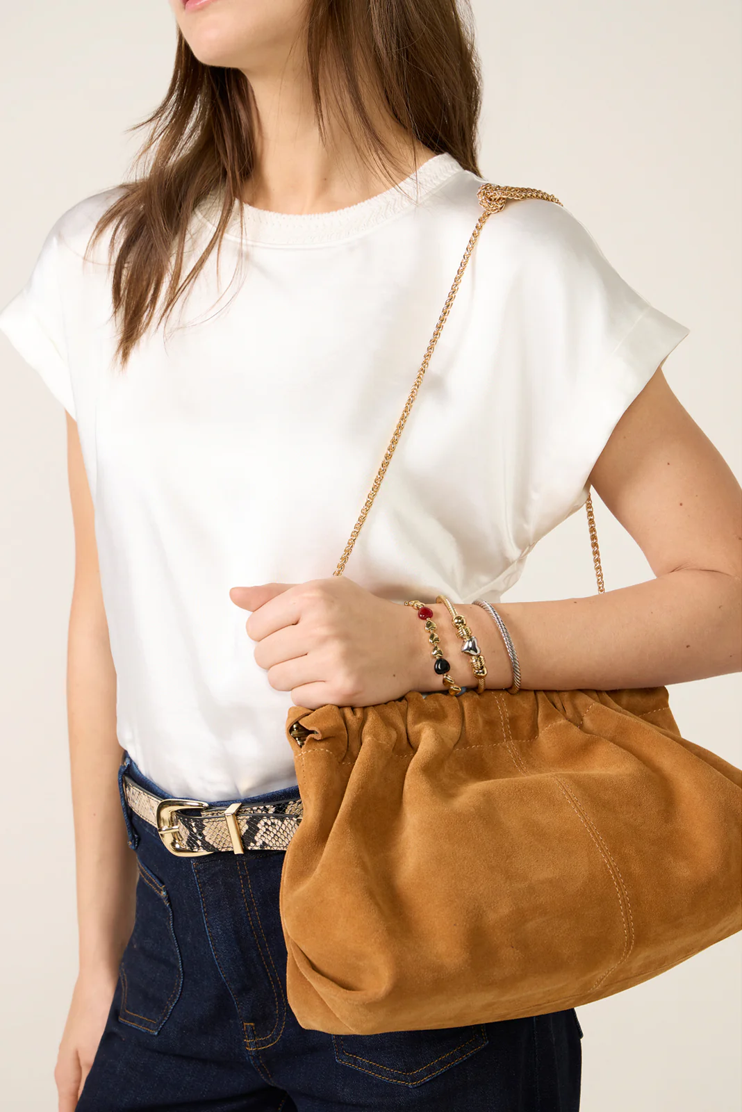 Whitney Suede Clutch - Image 2