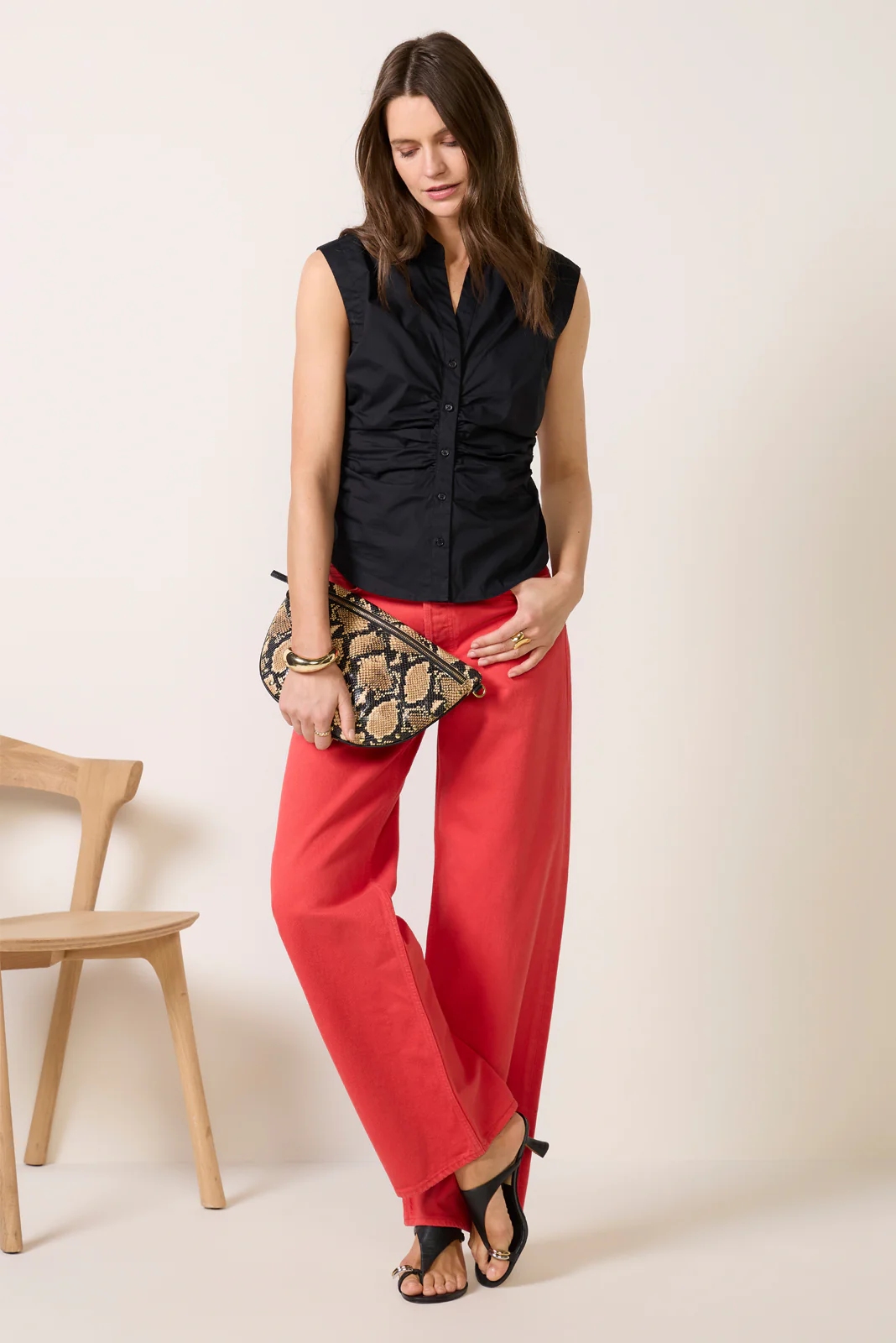 Willa Waist Gathered Shirt - Image 2